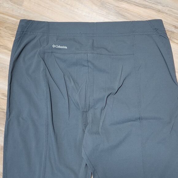 ☔️💜Columbia Gray Lightweight Omni-Shield Hiking Pants Size 8/29 - Picture 5 of 10